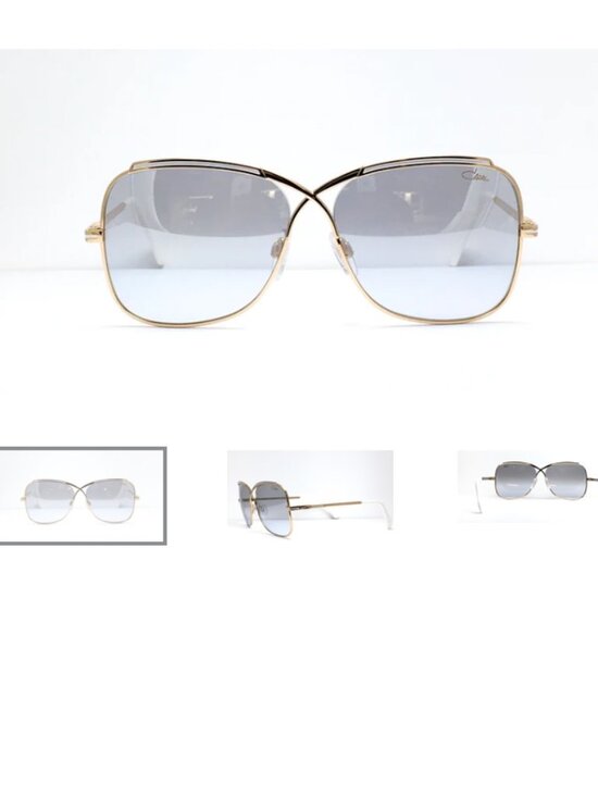 CAZAL Mod 224/3 001 Women\'s White & Gold Sunglasses main image 3